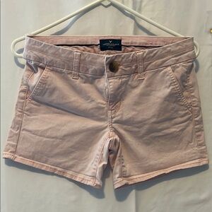 American Eagle Outfitters Pink Bermuda Shorts Classic Cotton
